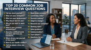 Top 20 Common Job Interview Questions & Best Answers 2026