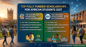 Top Fully Funded Scholarships for African Students 2027